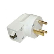 Legrand Вилка силовая 2P+E 20А 380В  боковой ввод крем 055152