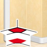 Угол внутрений для к/к 50*105 белый Legrand 010605