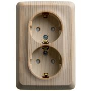 Этюд Дача Сосна Розетка 2-ая с/з угловая со шторками, наружная PA16-108D