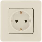 Legrand/Daccord INSPIRIA Слоновая кость Розетка 2К+З - немецкий стандарт - 16 А - 250 В