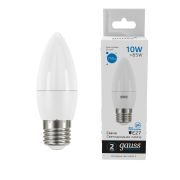 Лампа Gauss LED Elementary Свеча 10W E27 750lm 6500K 30230