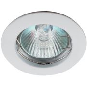 ЭРА KL1 WH Светильник литой простой MR16/GU5.3,12V, 50W белый C0043653