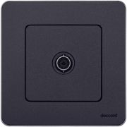 Legrand/Daccord INSPIRIA Антрацит Розетка TV - «звезда» - 2 дБ - 0-2400 мГц