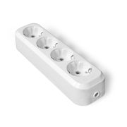 Колодка «UNIVersal» 4 гн. с/з AБС-пластик (еврослот) E304