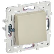IEK SKANDY Бежевый Выключатель 1-клавишный 10А SK-V01B.