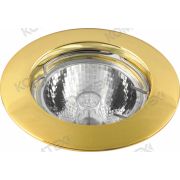 CAMELO 51004 алюминиевое литье неповоротный золото MR16 GU5,3 84х55х51