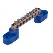 Шина нулевая на двух угловых изоляторах 8/2 синий 2100609