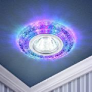 ЭРА DK LD3 SL/RGB Светильник декор cо светодиодной подсветкой( мультиколор), прозрачный Б0019205