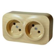 Legrand Quteo Сосна Розетка 2-ая б/з без шторок IP20 782272 (снят)