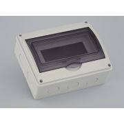 Щиток Тусо о/п на 10 мод. с вертик. двер. серый IP65 250х200х107мм 69011