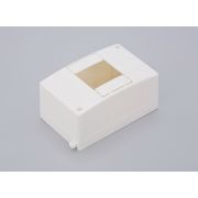 Бокс пластиковый настенный на 4 мод. IP30 белый 130*90*65мм Tyco 68024