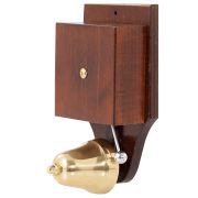 Zamel Звонок «РЕТРО», проводной, эл.-механич., 220 В, темное дерево, 88 дБ (копия модели 1920 г.)