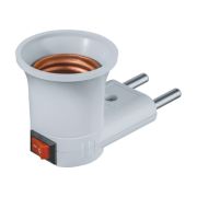 Патрон электрический Navigator 71 992 NLA-S-E27 переходник с розетки на Е27