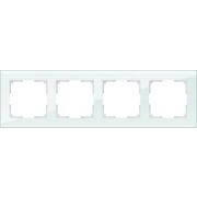 Рамка на 4 поста FAVORIT Натуральное стекло a031478***
