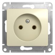 SE Glossa Беж Розетка без заземления GSL000241