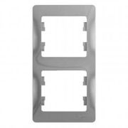 SE Glossa Алюминий Рамка 2-я, вертикальная GSL000306