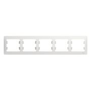 SE Glossa Белый Рамка 5-я, горизонтальная GSL000105