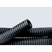 Труба ПНД гофрированная д.25мм, лёгкая с протяжкой, 50м, чёрный ДКС 71725