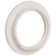 Кольцо для патрона Е27 пластиковый белый EKP10-01-02-K01
