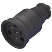 BEM 15-015 Кабельная розетка каучуковая 3/25A+з 380V IP44