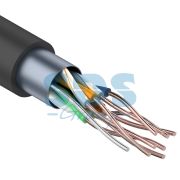 PROconnect Кабель F/UTP омедненный категория 5e, PE, 4PR, 24AWG, внешний, черный, 305м 01-0146-3