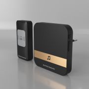 Звонок беспроводной DBQ24M WL 52M IP44 черный (в розетку) 200м Электростандарт a047172