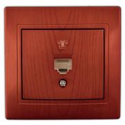 LEZARD С/П вишня розетка ТФ 701-0601-137