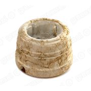 Ретро Розетка фарфоровая с/з «МЕЗОНИНЪ» мрамор (снят) 70301-19