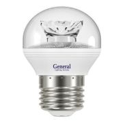 GENERAL GLDEN G45C-8-230-E27-2700K 680Lm Светодиодная лампа шар прозрачная 641500(снят)