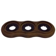 Рамка 3 местная Бук Винтаж, Lindas 25362