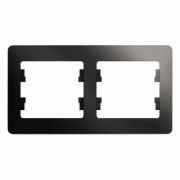 SE Glossa Антрацит Рамка 2-я, горизонтальная GSL000702