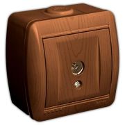 LEZARD Розетка ТВ проходная О/п сосна 710-0800-129