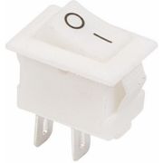 Выключатель клавишный 250V 3А (2с) ON-OFF белый Micro  REXANT 36-2012