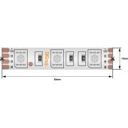 Светодиодная лента стандарт 14,4 Вт/м, SMD5050, 60 LED/м, 12В , IP68, RGB