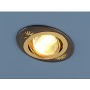 856 СF MR16 GU/GD черный/золото светильник точечный ЭС (снят)