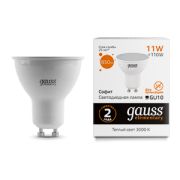 Лампа Gauss LED Elementary MR16 GU10 11W 850lm 3000К 13611