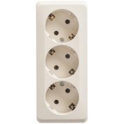 Этюд Крем Розетка 3-ая с/з без шторок наружная PA16-011K