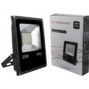 Прожектор светодиодный 30Вт 6500К IP65 черный плоский SWG ***