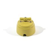 Выключатель поворотный керамический 1-2 кл. песочный Арбат