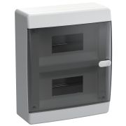 UNION Compact Корпус пластиковый ЩРН-П-18 IP41 черная прозрачная дверь IEK