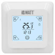 IQ THERMOSTAT TS Терморегулятор сенсорный программируемый белый