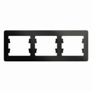 SE Glossa Антрацит Рамка 3-я, горизонтальная GSL000703