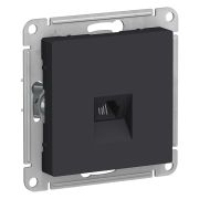 Systeme Electric AtlasDesign Карбон Розетка телефонная RJ11, механизм