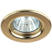 ЭРА ST1 GD Светильник штампованный MR16,12V/220V, 50W золото C0043798