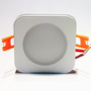 1024 Точечный светильник квадрат M2  белый контур 7Вт 4000К IP44 80*80*40мм Siesta Light DL.M24
