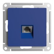 Systeme Electric AtlasDesign Аквамарин Розетка телефонная RJ11, механизм