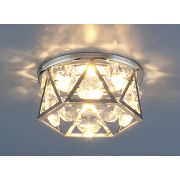 7288 MR16 хром/прозрачный  (СН+Clear) светильник точечный ЭС (снят)