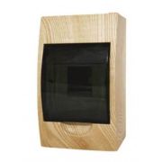 Щит распределительный навесной ЩРН-П- 4 светлое дерево IP41 EKF PROxima pb40-n-4-light