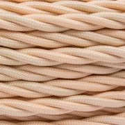 Ретро-провод 2*2,5 песочное золото (матовый) BIRONI