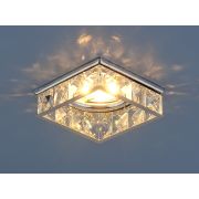 7274 MR16 хром/прозрачный  (СН+Clear) светильник точечный ЭС (снят)